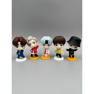 McDonald's Tiny Tan BTS Lot of 5 Collectible Figures Happy Meal Toys